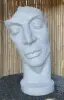 Product image 1 of the product “Mask Human 02 (inclined to the left) original by the artist - 150m height ”